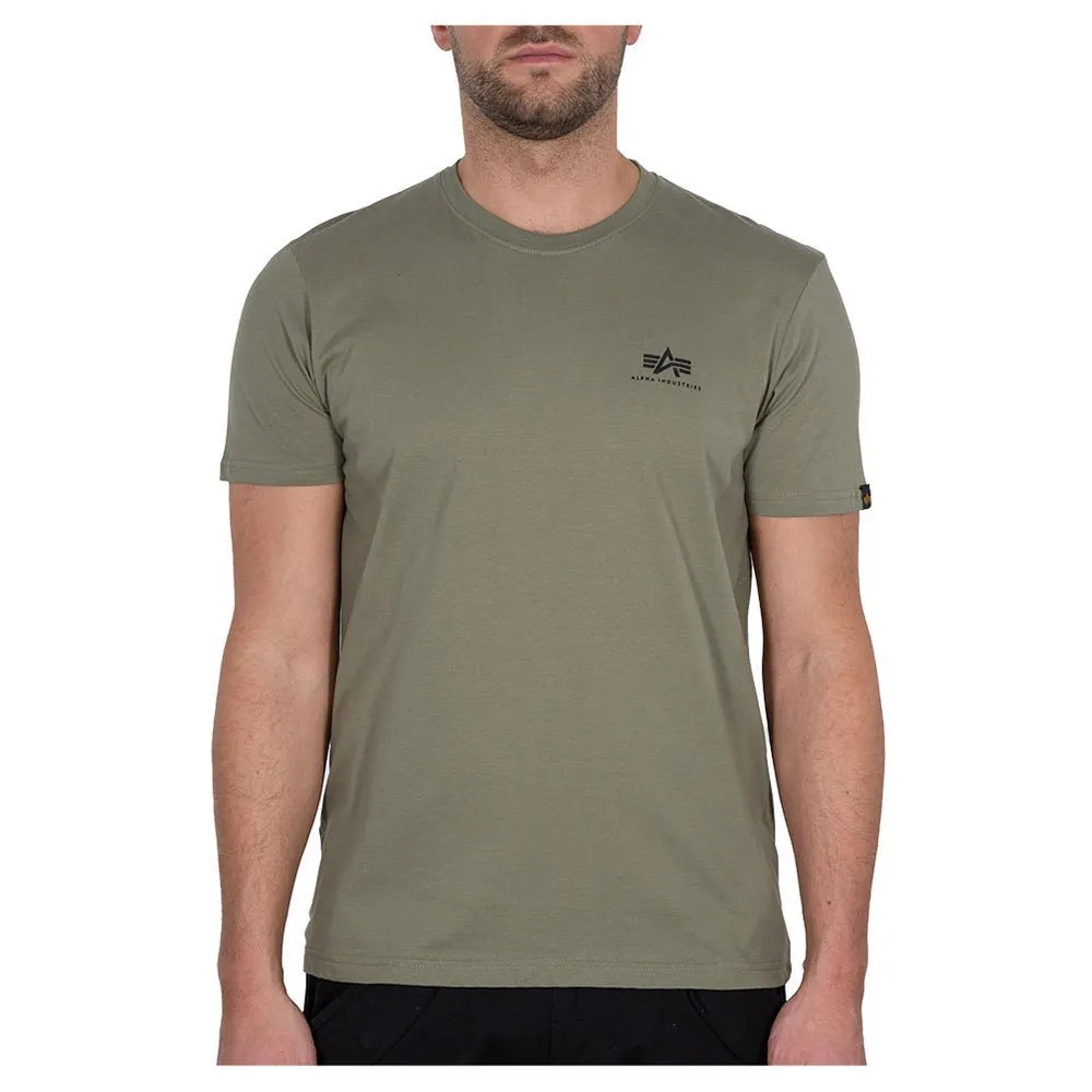 Alpha Industries Basic Small Logo Short Sleeve T-Shirt 3 Alpha Industries Basic Small Logo Short Sleeve T-Shirt