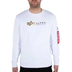 Alpha Industries Label Foil Print Sweatshirt