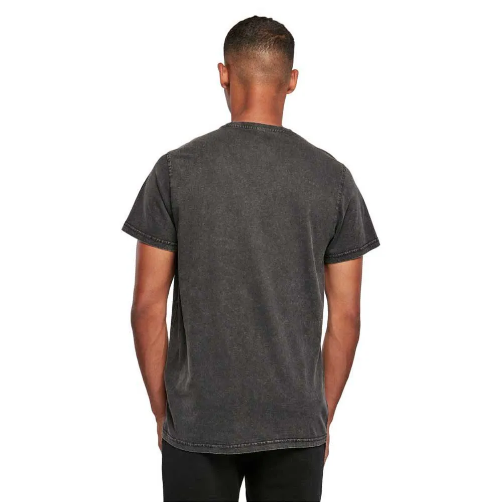 Build Your Brand Acid Washed Short Sleeve Round Neck T-Shirt 4 Build Your Brand Acid Washed Short Sleeve Round Neck T-Shirt - Image 2