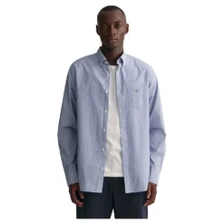 Gant Broadcloth Banker Regular Fit Long Sleeve Shirt