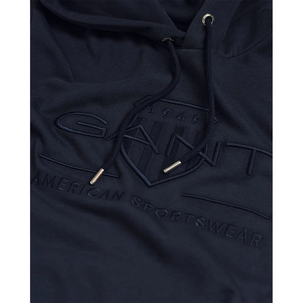 Gant Tonal Regular Fit Hoodie 4 Gant Tonal Regular Fit Hoodie - Image 2