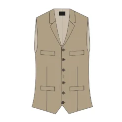 Hackett Linen SB Vest