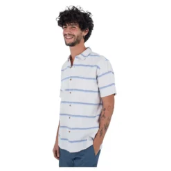 HURLEY Rincon Linen Short Sleeve Shirt -FlexWardrobe Sales Shop hurley rincon linen short sleeve shirt 2