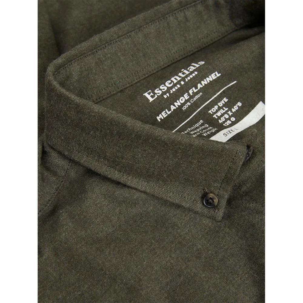 Jack & Jones Classic Melange Long Sleeve Shirt 4 Jack & Jones Classic Melange Long Sleeve Shirt - Image 2