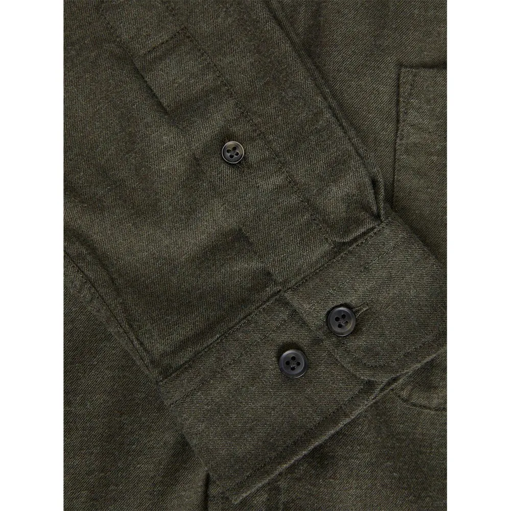 Jack & Jones Classic Melange Long Sleeve Shirt 5 Jack & Jones Classic Melange Long Sleeve Shirt - Image 3