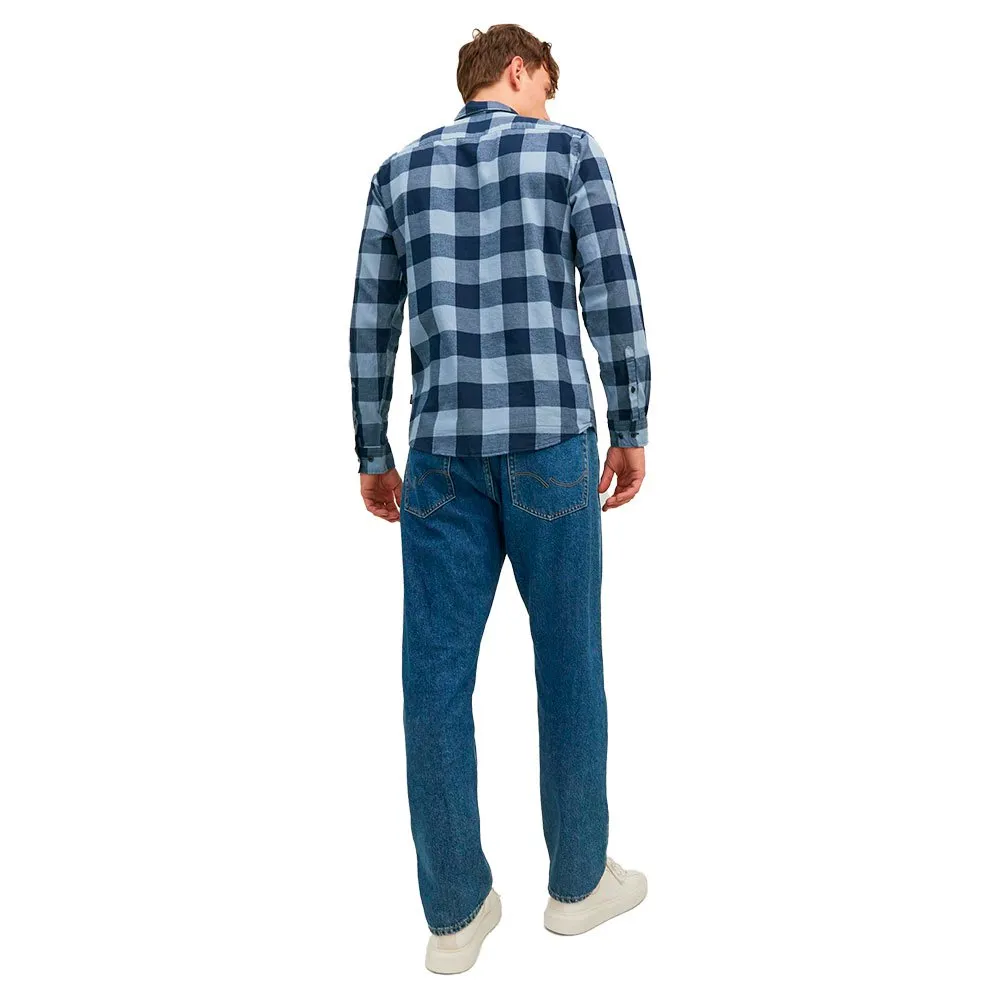 Jack & Jones Gingham Twill Long Sleeve Shirt 4 Jack & Jones Gingham Twill Long Sleeve Shirt - Image 2