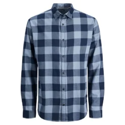 Jack & Jones Gingham Twill Long Sleeve Shirt 11 Jack & Jones Gingham Twill Long Sleeve Shirt -FlexWardrobe Sales Shop jack jones gingham twill long sleeve shirt 2