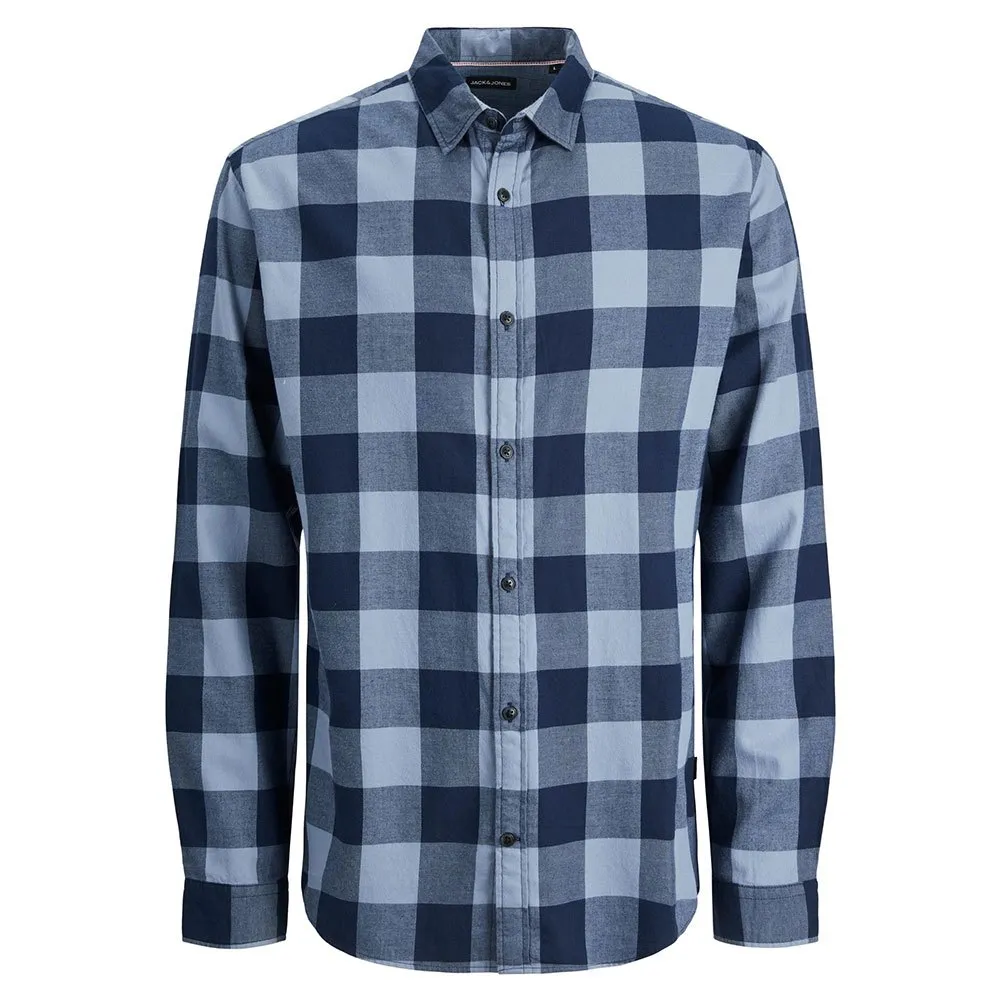 Jack & Jones Gingham Twill Long Sleeve Shirt 5 Jack & Jones Gingham Twill Long Sleeve Shirt - Image 3