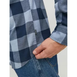 Jack & Jones Gingham Twill Long Sleeve Shirt 12 Jack & Jones Gingham Twill Long Sleeve Shirt -FlexWardrobe Sales Shop jack jones gingham twill long sleeve shirt 3