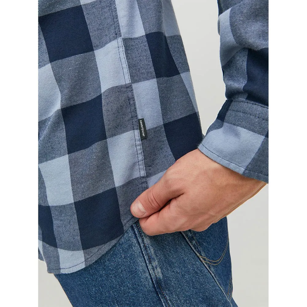 Jack & Jones Gingham Twill Long Sleeve Shirt 6 Jack & Jones Gingham Twill Long Sleeve Shirt - Image 4