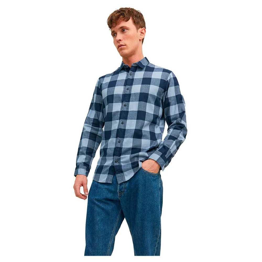 Jack & Jones Gingham Twill Long Sleeve Shirt 3 Jack & Jones Gingham Twill Long Sleeve Shirt