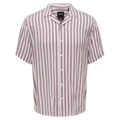 Only & Sons Wayne Life Viscose Short Sleeve Shirt 11 Only & Sons Wayne Life Viscose Short Sleeve Shirt -FlexWardrobe Sales Shop only sons wayne life viscose short sleeve shirt 2