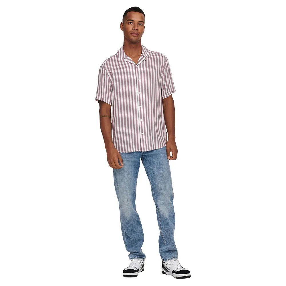 Only & Sons Wayne Life Viscose Short Sleeve Shirt 7 Only & Sons Wayne Life Viscose Short Sleeve Shirt - Image 5