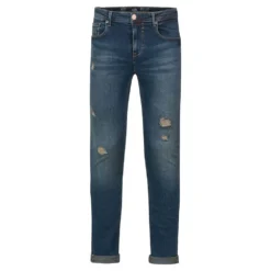 Petrol Industries Nash Narrow Fit Ripped Repaired Jeans