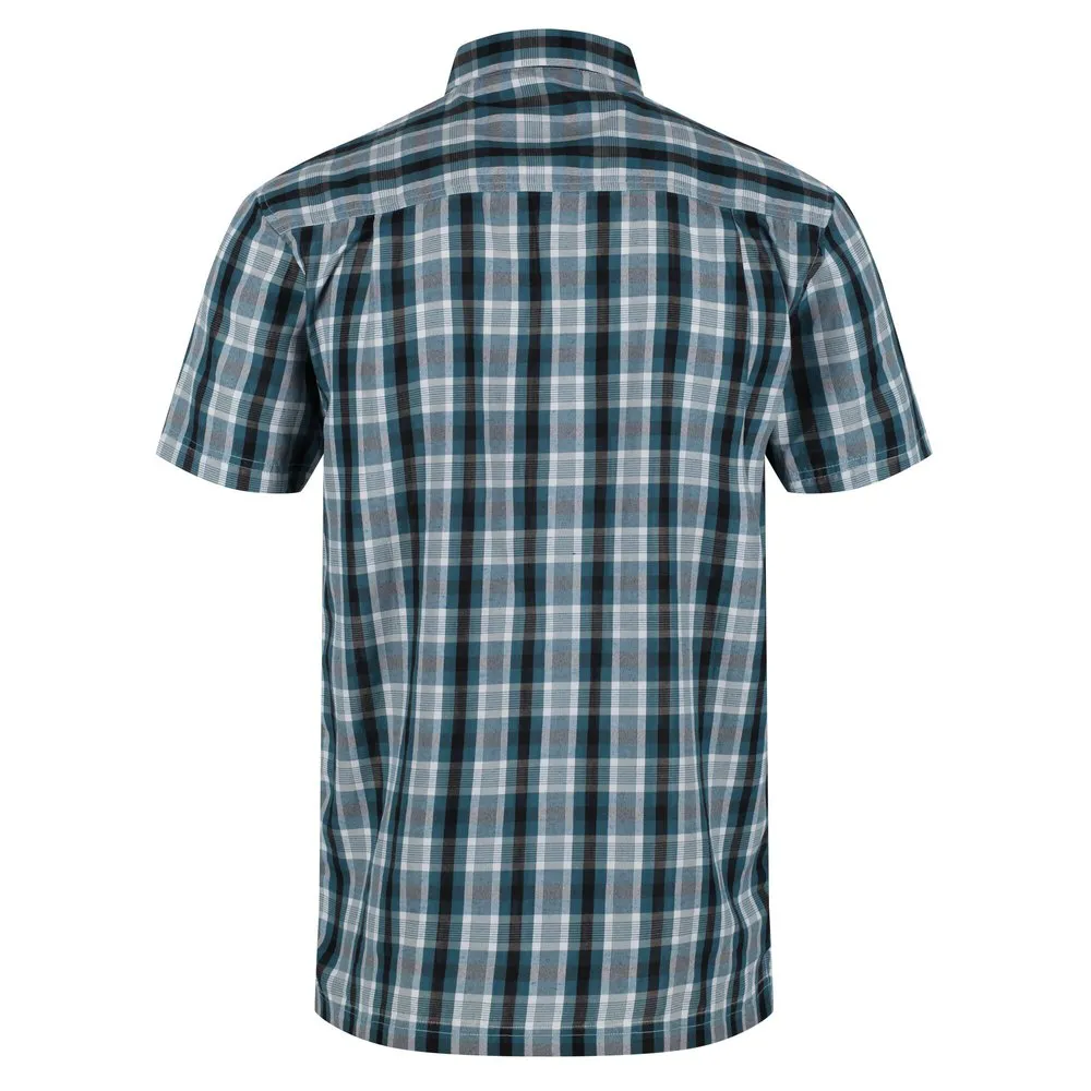 Regatta Mindano VI Checked UTRG7354 Short Sleeve Shirt 4 Regatta Mindano VI Checked UTRG7354 Short Sleeve Shirt - Image 2