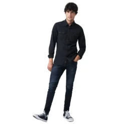 125455-000 / Fit Slim S-Repel Denim Long Sleeve Shirt