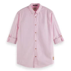 Scotch & Soda Regular Fit Poplin Long Sleeve Shirt