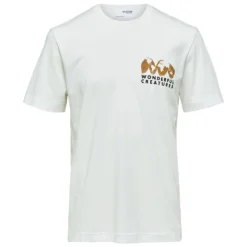 Selected Relaxed Joey Short Sleeve O Neck T-Shirt