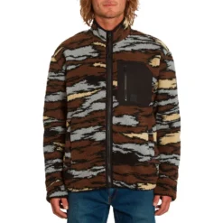 Volcom Muzzer Fuzzar Full Zip Sweatshirt